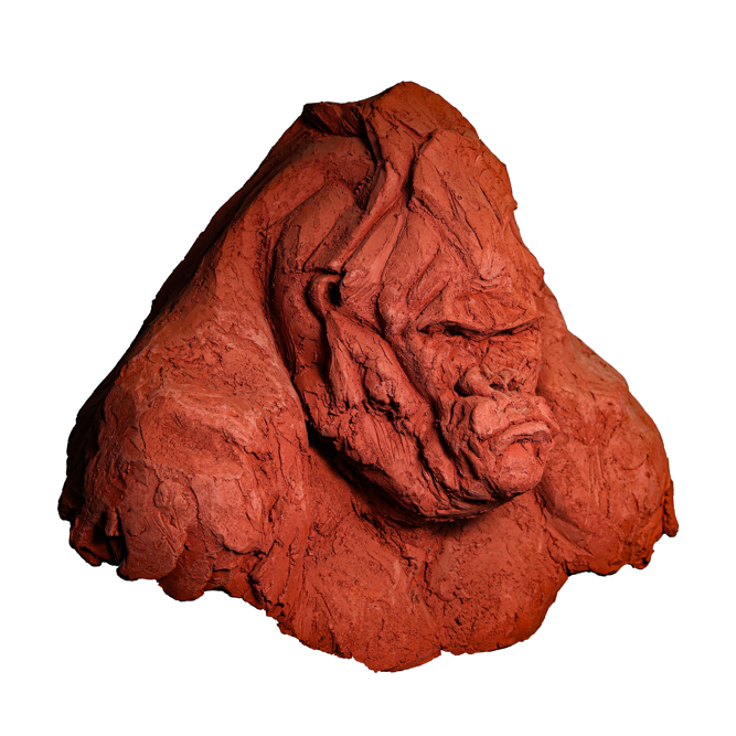 sculpture chimpanze bronze